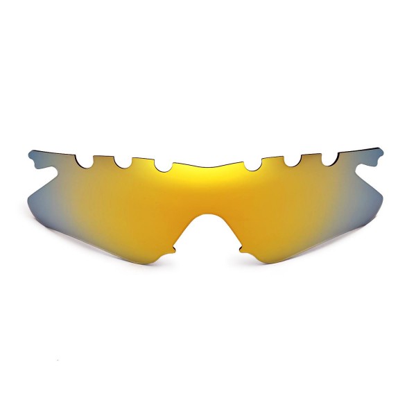 Walleva 24K Gold Polarized Vented Replacement Lenses for Oakley