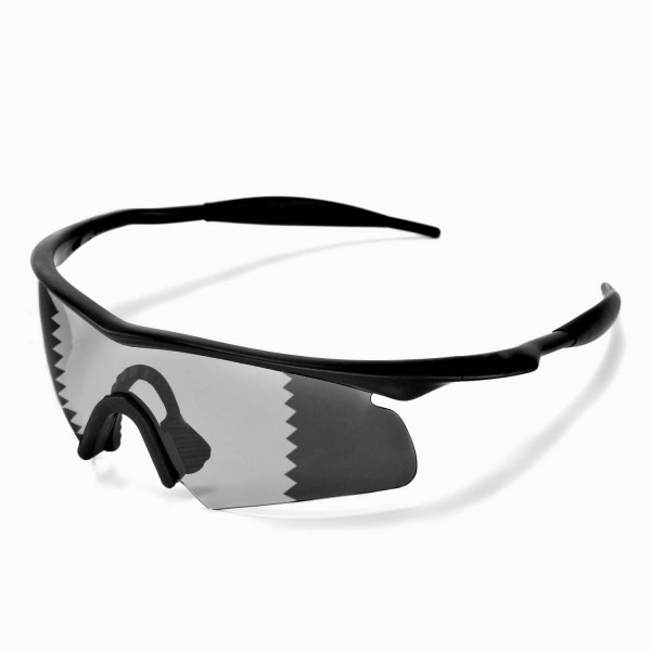 New Walleva Polarized Transition/photochromic Lenses With Black Nosepad For Oakley M Hybrid Sunglasses