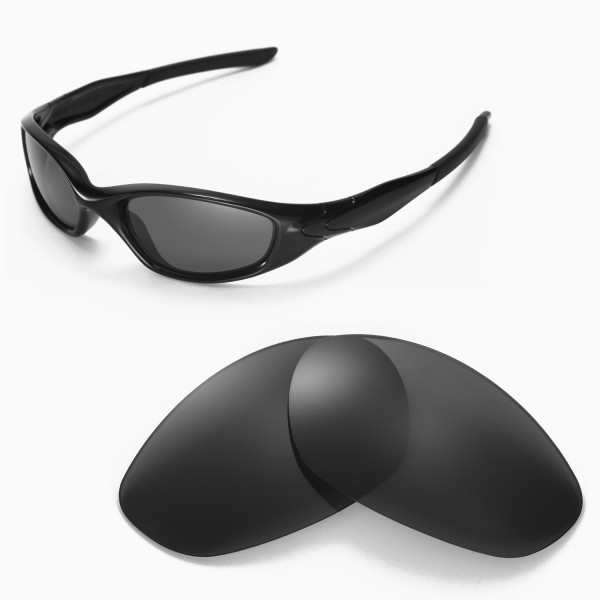 Athletic instans helbrede Walleva Replacement Lenses for Oakley Minute 2.0 Sunglasses - Multiple  Options Available (Black - Polarized)