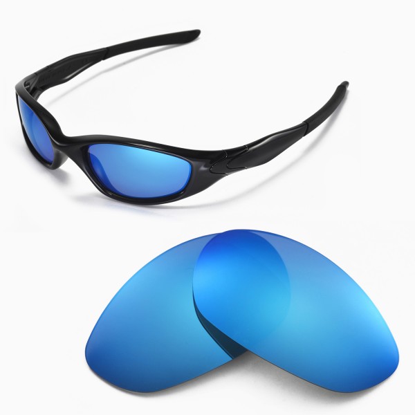 mentalitet leksikon budget Walleva Replacement Lenses for Oakley Minute 2.0 Sunglasses - Multiple  Options Available (Ice Blue Coated - Polarized)
