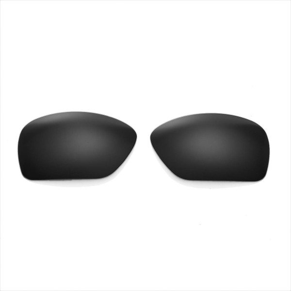 fotoelektrisk hærge ved siden af New Walleva Black Polarized Replacement Lenses for Oakley Plaintiff Squared  Sunglasses