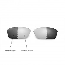 Walleva Transition/Photochromic Polarized Replacement Lenses For Oakley Razrwire Sunglasses