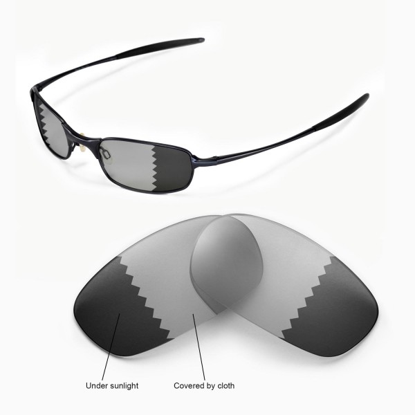 Walleva Polarized Transition/Photochromic Replacement Lenses for Oakley ...