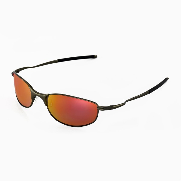 lunken Montgomery Tålmodighed New Walleva Polarized Fire Red Replacement Lenses For Oakley Tightrope  Sunglasses