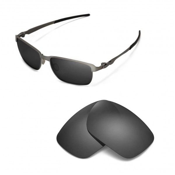 Walleva Titanium Polarized Replacement Lenses for Oakley Carbon