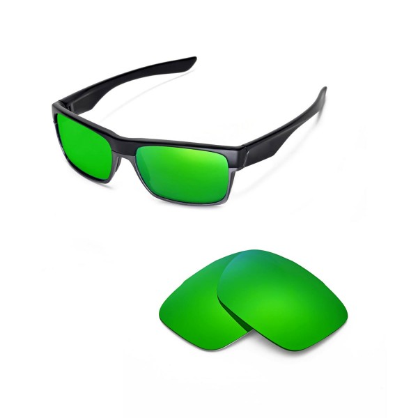 Oakley two face green sales