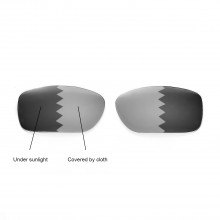 Walleva Transition/Photochromic Polarized Replacement Lenses for Oakley TwoFace (OO9189 Series) Sunglasses