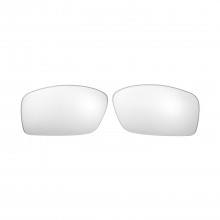 Walleva Clear Replacement Lenses For Oakley Square Wire II (OO4075 and OO6016 Series) Sunglasses