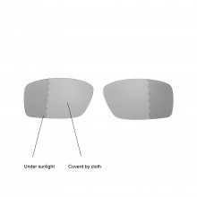 Walleva Transition/Photochromic Polarized Replacement Lenses For Oakley Square Wire II (OO4075 and OO6016 Series) Sunglasses