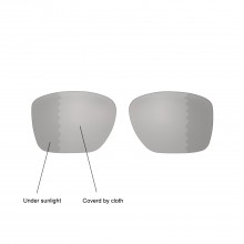 Walleva Transition/Photochromic Polarized Replacement Lenses For Oakley TwoFace XL (OO9350 Series) Sunglasses