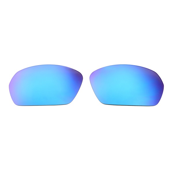 New Walleva Blue Polarized Replacement For Under Armour Battlewrap Sunglasses