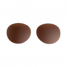 Walleva Brown Polarized Replacement Lenses For Ray-Ban RB2447 49mm Sunglasses