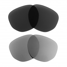 Walleva Titanium + Black Polarized Replacement Lenses For Ray-Ban RB3548N 48mm Sunglasses