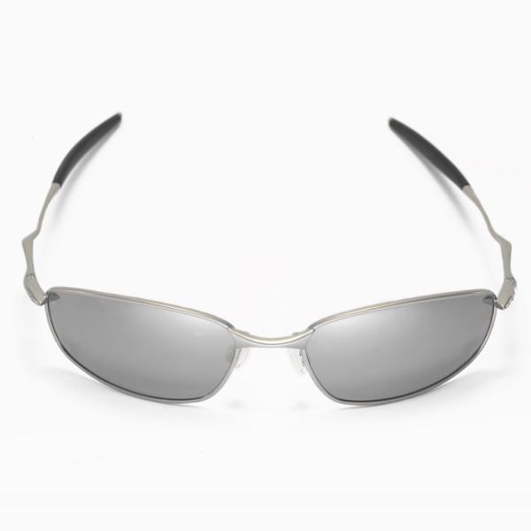 Walleva Replacement Lenses for Oakley Whisker Sunglasses - Multiple Options  Available (Titanium Mirror Coated - Polarized)