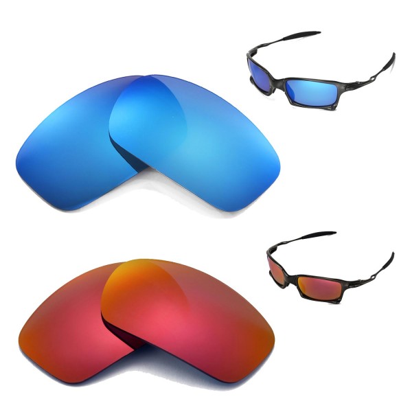 Ice Blue Replacement Lenses For POC Blade Walleva Polarized Fire Red 