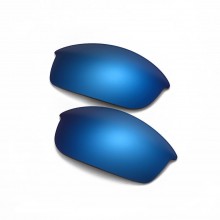 Walleva Ice Blue Mr.Shield Polarized Replacement Lenses for Oakley Flak Jacket Sunglasses
