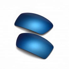 Walleva Ice Blue Coated Mr.Shield Polarized Replacement Lenses for Oakley Gascan Sunglasses