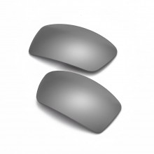 Walleva Titanium Mr.Shield Polarized Replacement Lenses for Oakley Gascan Sunglasses