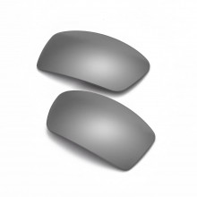 Walleva Titanium Mirror Coated Mr.Shield Polarized Replacement Lenses for Oakley Gascan Sunglasses