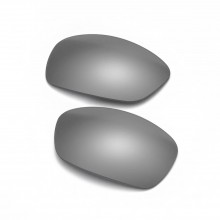 Walleva Titanium Mr.Shield Polarized Replacement Lenses for Oakley Hijinx Sunglasses