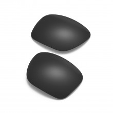 Walleva Black Mr.Shield Polarized Replacement Lenses for Oakley Holbrook(OO9102 Series) Sunglasses