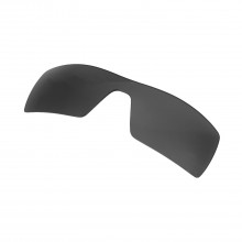 Walleva Mr.Shield Black Polarized Replacement Lenses For Oakley Oil Rig Sunglasses