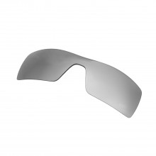 Walleva Mr.Shield Titanium Polarized Replacement Lenses For Oakley Oil Rig Sunglasses