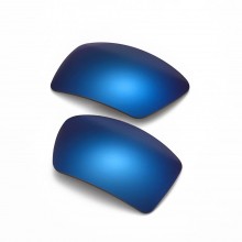 Walleva Ice Blue Mr.Shield Polarized Replacement Lenses for Oakley Eyepatch 2 (OO9136 Series) Sunglasses