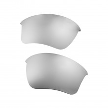 Walleva Titanium Mr.Shield Polarized Replacement Lenses for Oakley Half Jacket 2.0 XL Sunglasses