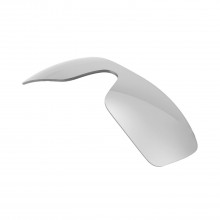 Walleva Mr.Shield Polarized Titanium Replacement Lenses for Oakley Batwolf (OO9101 Series) Sunglasses