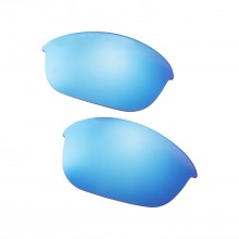 Walleva Mr.Shield Polarized Ice Blue Replacement Lenses for Oakley Half Jacket 2.0 (OO9144 Series) Sunglasses