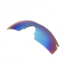 Walleva Mr Shield Polarized Ice Blue Replacement Lenses for Oakley M Frame Strike Sunglasses