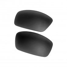 Walleva Black Mr.Shield Polarized Replacement Lenses For Spy Optic Logan Sunglasses