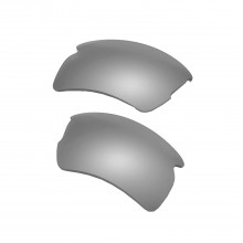Walleva Mr.Shield Titanium Polarized Replacement Lenses for Oakley Flak 2.0 XL(OO9188 Series) Sunglasses