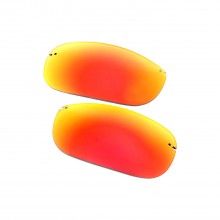 New Walleva Fire Red Mr. Shield Polarized Replacement Lenses For Maui Jim Makaha Sunglasses