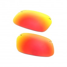 New Walleva Fire Red Mr. Shield Polarized Replacement Lenses For Maui Jim Kanaha Sunglasses