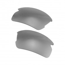Walleva Mr.Shield Titanium Polarized Replacement Lenses for Oakley Flak 2.0(OO9295 Series) Sunglasses