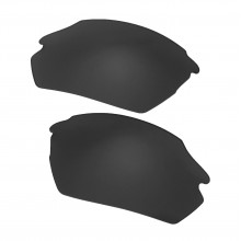 New Walleva Mr.Shield Black Polarized Replacement Lenses For Smith Parallel Max Sunglasses