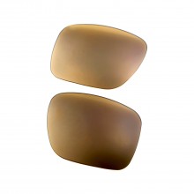 Walleva Brown Mr. Shield Polarized Replacement Lenses For Oakley Holbrook XL (OO9417 Series) Sunglasses