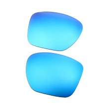 Walleva Ice Blue Mr. Shield Polarized Replacement Lenses For Oakley TwoFace XL(OO9350 Series) Sunglasses