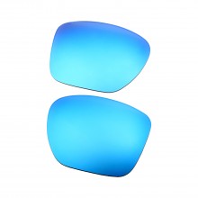 Walleva Ice Blue Mr. Shield Polarized Replacement Lenses For Oakley TwoFace XL (OO9350 Series) Sunglasses