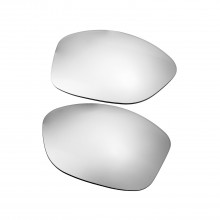 Walleva Titanium Mr. Shield Polarized Replacement Lenses For Oakley Cohort (OO9301 Series) Sunglasses