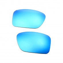 Walleva Ice Blue Mr. Shield Polarized Replacement Lenses For Oakley Double Edge (OO9380 Series) Sunglasses