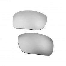 Walleva Titanium Mr. Shield Polarized Replacement Lenses For Oakley SI Ballistic Shocktube (OO9329 Series) Sunglasses