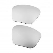 Walleva Titanium Mr. Shield Polarized Replacement Lenses For Oakley Targetline (OO9397 Series) Sunglasses