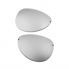 Walleva Titanium Mr. Shield Polarized Replacement Lenses For Oakley Tailpin (OO4086 Series) Sunglasses