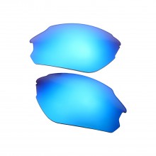 New Walleva Ice Blue Mr. Shield Polarized Replacement Lenses For Smith Optics Parallel D-Max Sunglasses