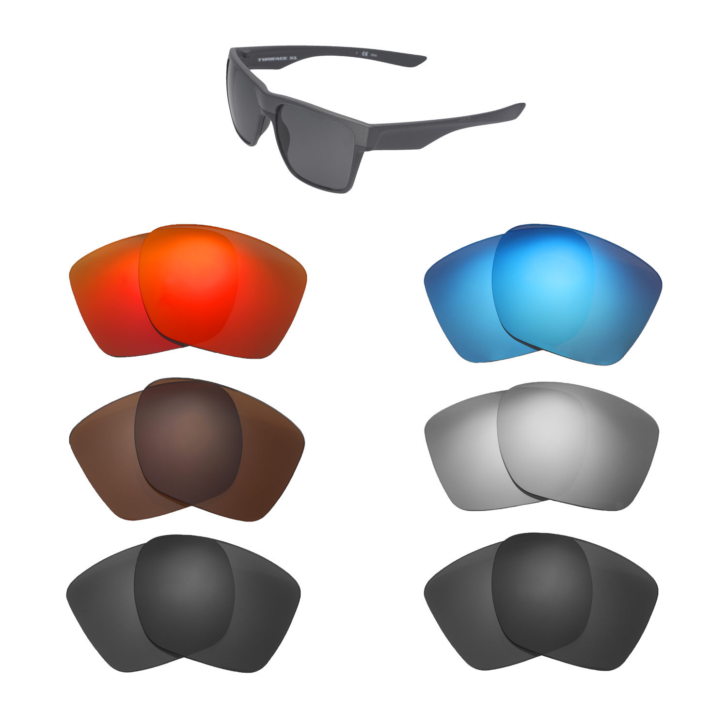 Walleva Replacement Lenses For Oakley 