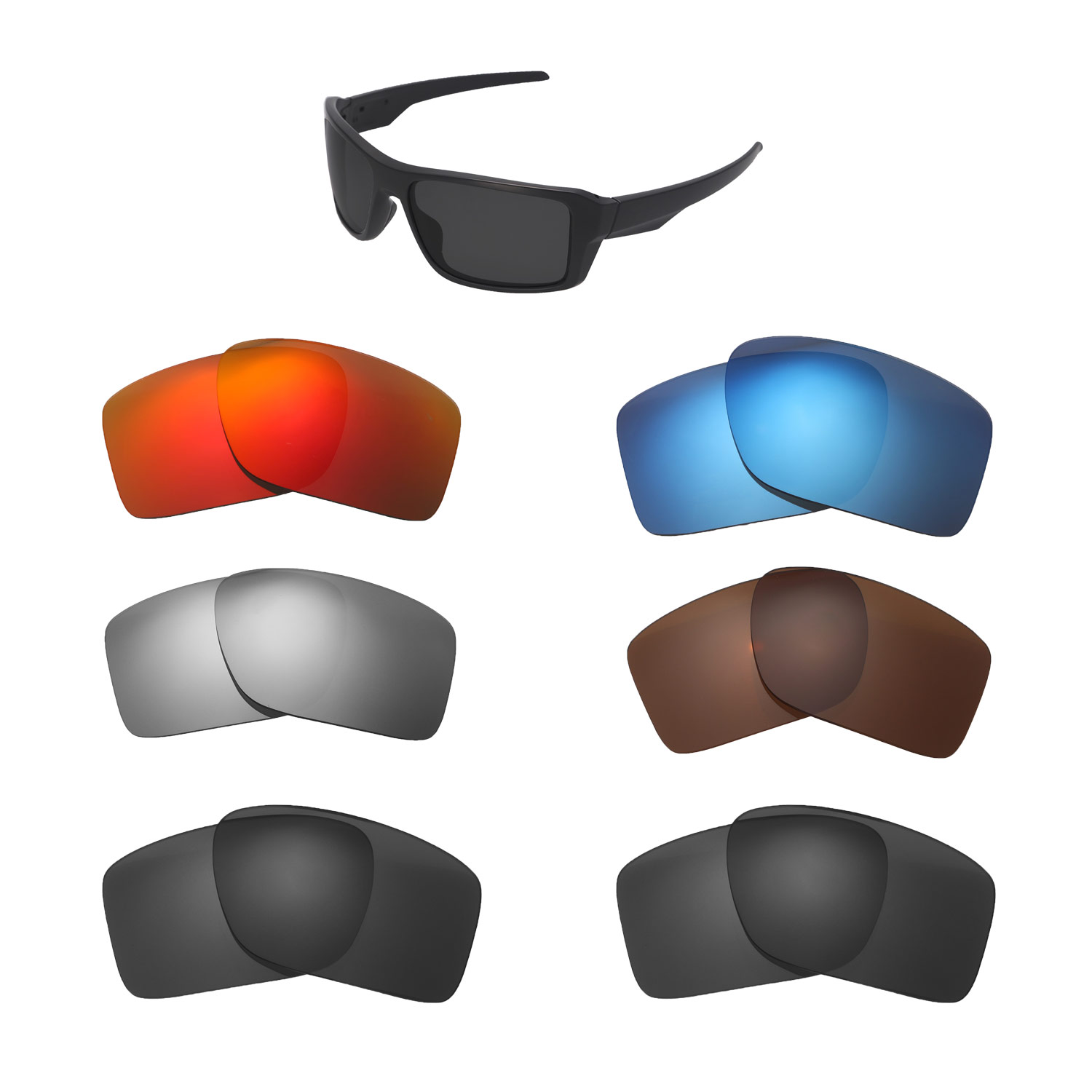 Walleva Replacement Lenses For Oakley 