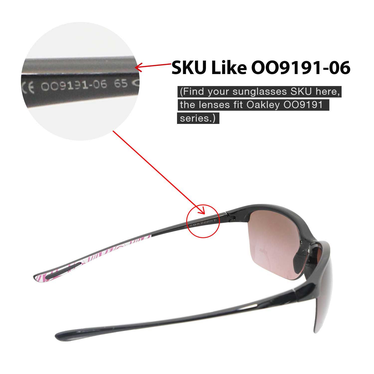 Walleva Brown Polarized Replacement Lenses For Oakley Unstoppable